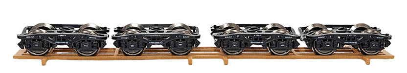 125-NZ22456 - H0 Ladegut Drehgestell Y 25 in schwarz, Ep. 4-6 Länge 165 mm, Breite 30 mm